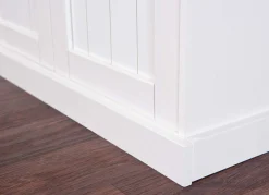 Buffetschrank Westerland breit - weiß/braun