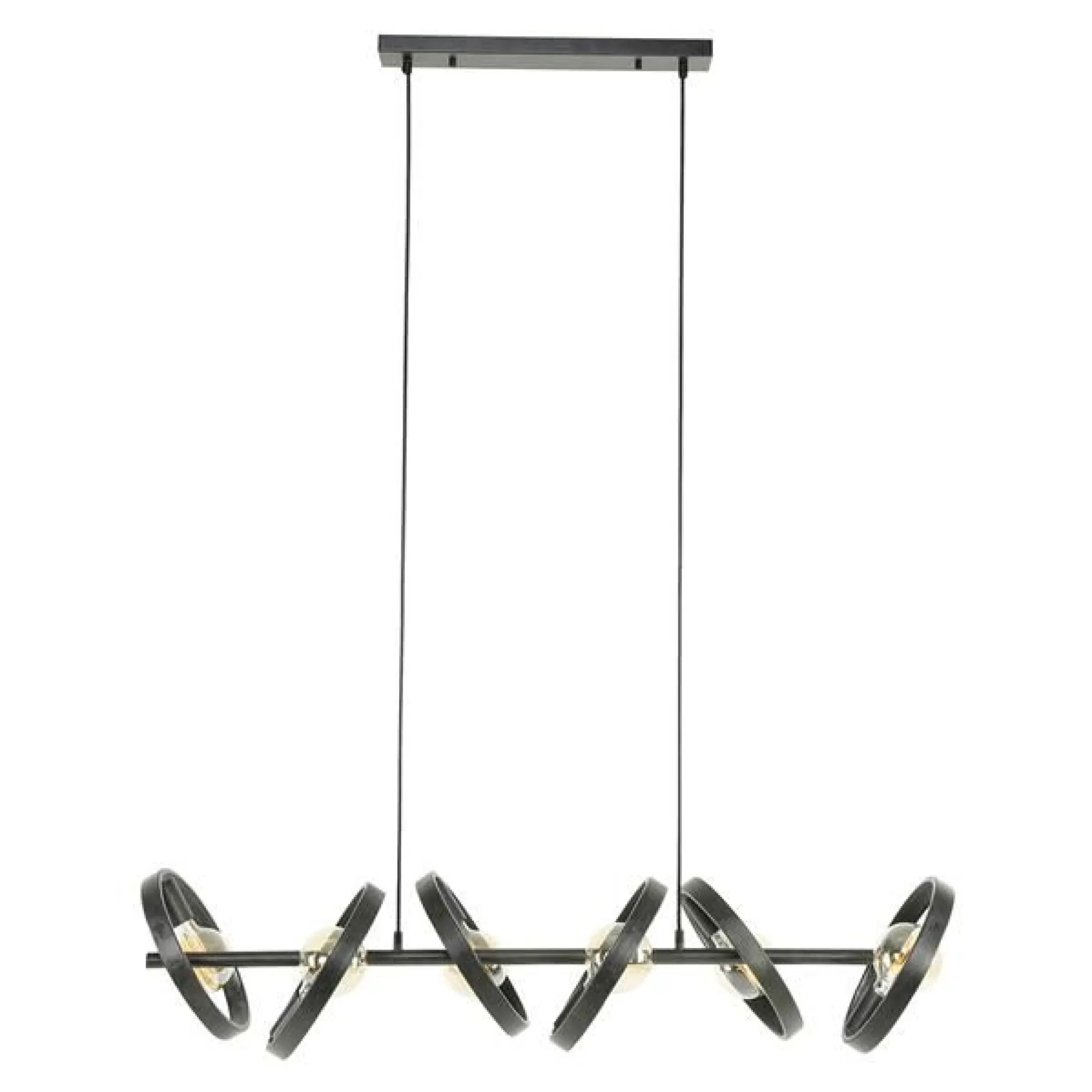 CharlesHängeleuchte für 3 Lichtquellen -Charcoal