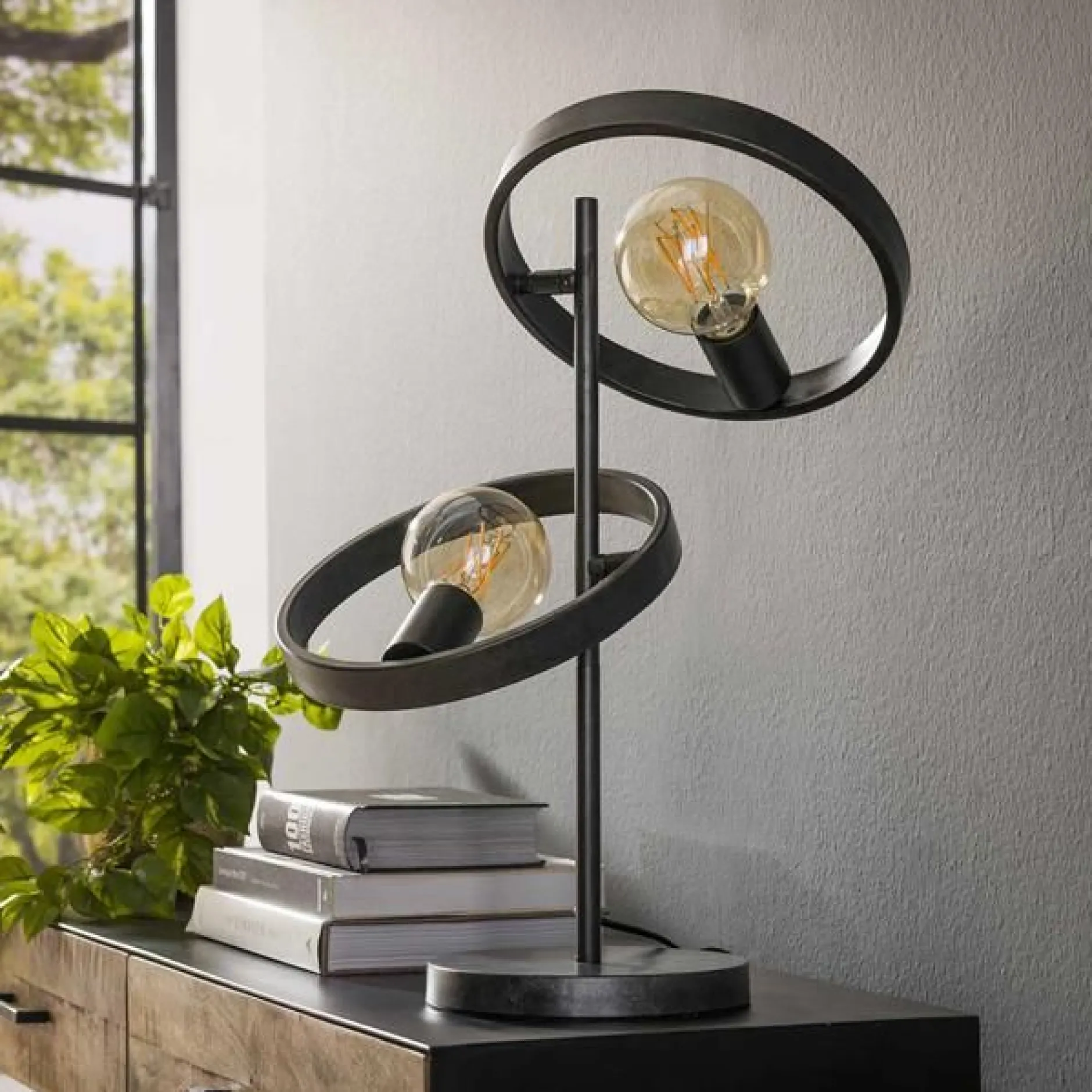 CharlesTischlampe -Charcoal