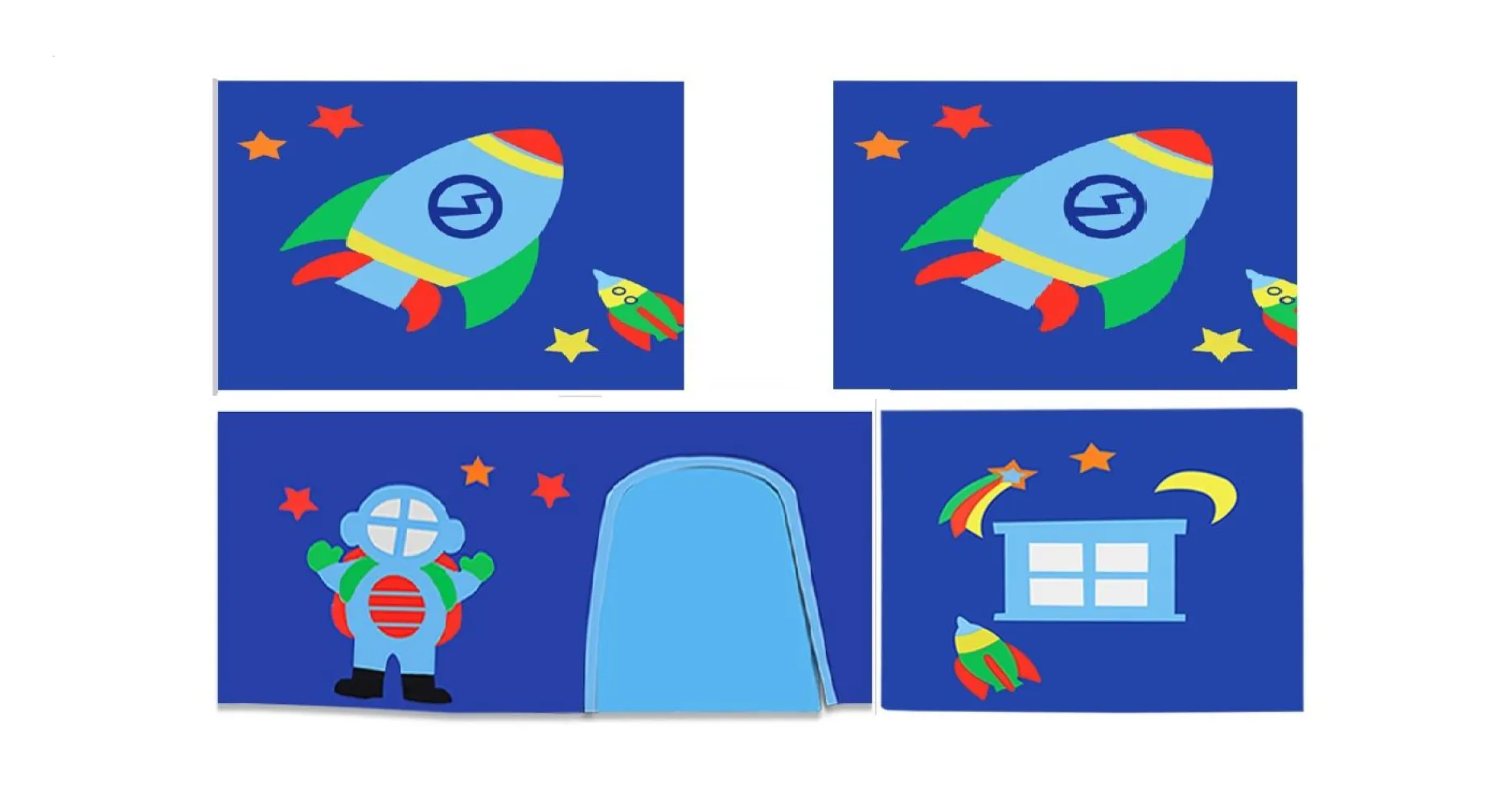 Charlotte Halbhochbett weiß - astro