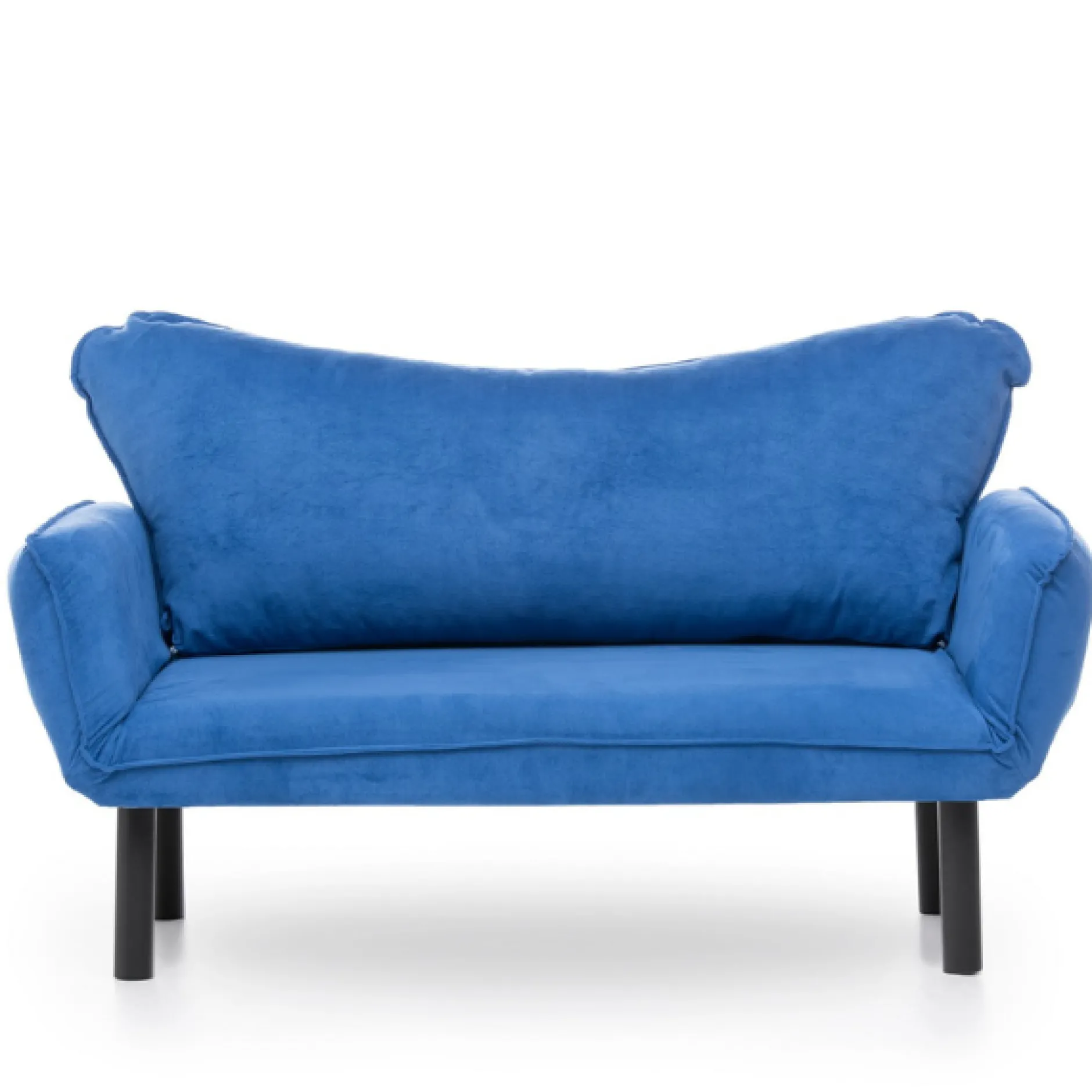 Chatto 2-Sitzer-Schlafsofa | Metallrahmen | Blau