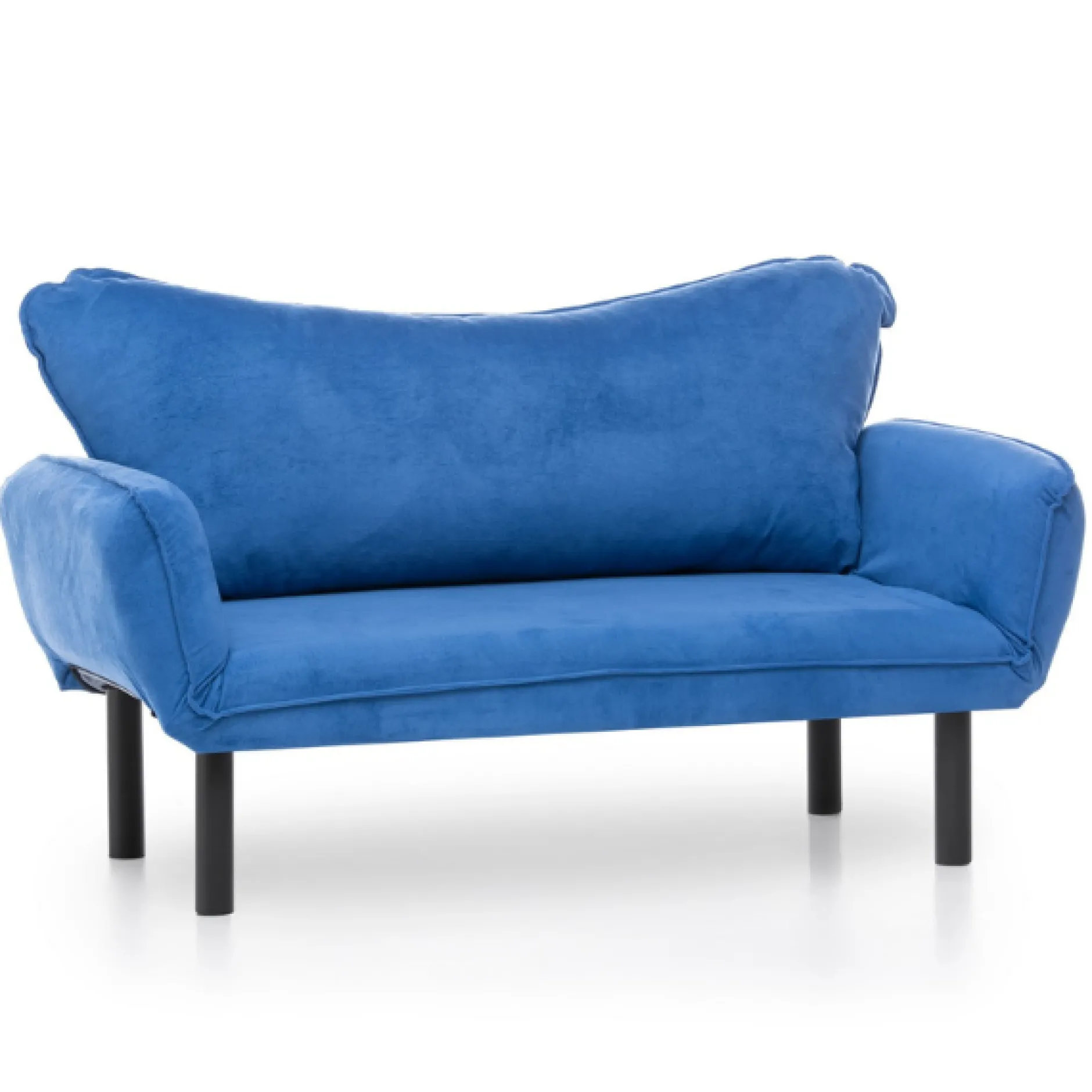 Chatto 2-Sitzer-Schlafsofa | Metallrahmen | Blau