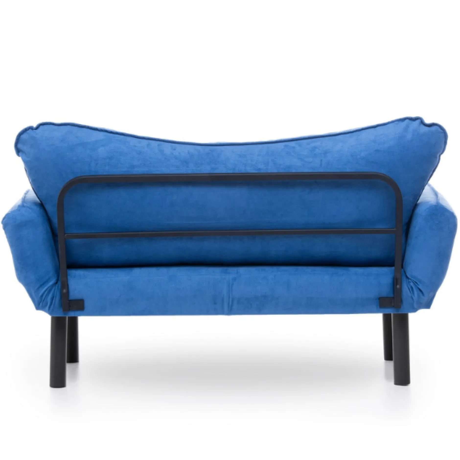 Chatto 2-Sitzer-Schlafsofa | Metallrahmen | Blau