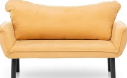Chatto 2-Sitzer-Schlafsofa | Metallrahmen | Senfgelb