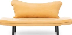 Chatto 2-Sitzer-Schlafsofa | Metallrahmen | Senfgelb