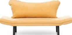 Chatto 2-Sitzer-Schlafsofa | Metallrahmen | Senfgelb
