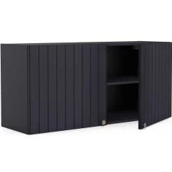 Chester Wandschrank - 120x37x55cm - 2 Türen - indigo