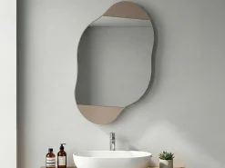 Cloud Badezimmerschrank | 100 % MELAMIN | Helles Mokka