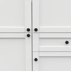 Cottage Buffetschrank - 4 Türen und 1 Schublade - weiß