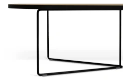 Couchtisch Adil 136cm - Eiche hell/schwarz