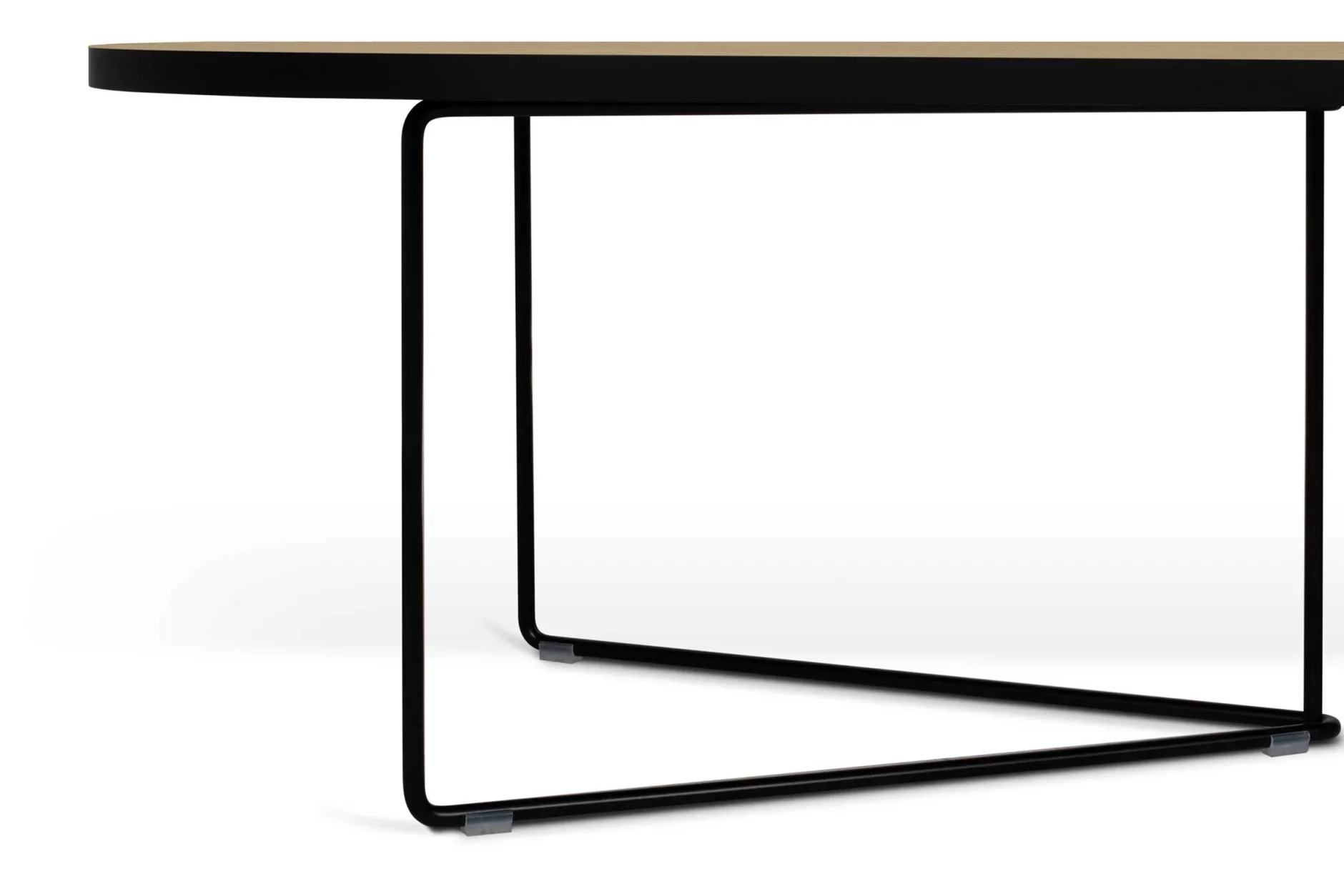 Couchtisch Adil 136cm - Eiche hell/schwarz