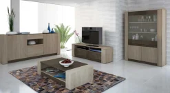 Couchtisch Ares 108x65 Melamin - braun