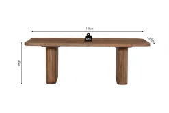 Couchtisch Aspinall | 120 x 60 x 40 cm | Mangoholz
