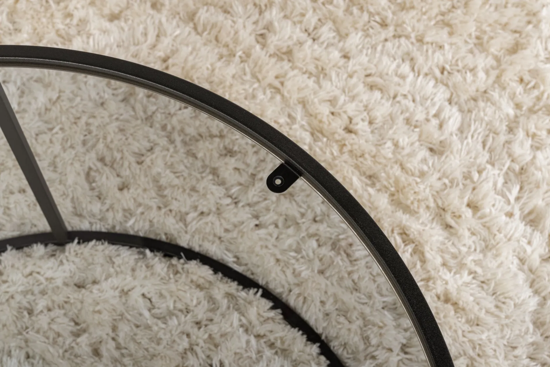 Couchtisch Aurum - 100% TEMPERED GLASS - Schwarz - 43 x 80 x 80 cm