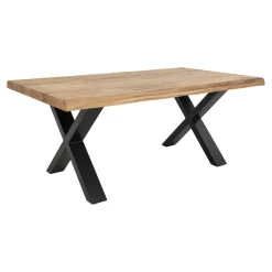 Couchtisch aus Eiche Natur mit gewellter Kante