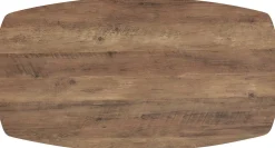 Couchtisch Aziz - 130x70x42,5cm - Dänisches Oval - Mangoholz/Schwarz