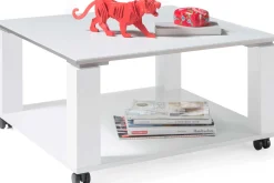 Couchtisch Barbry 76x76 cm - weiß