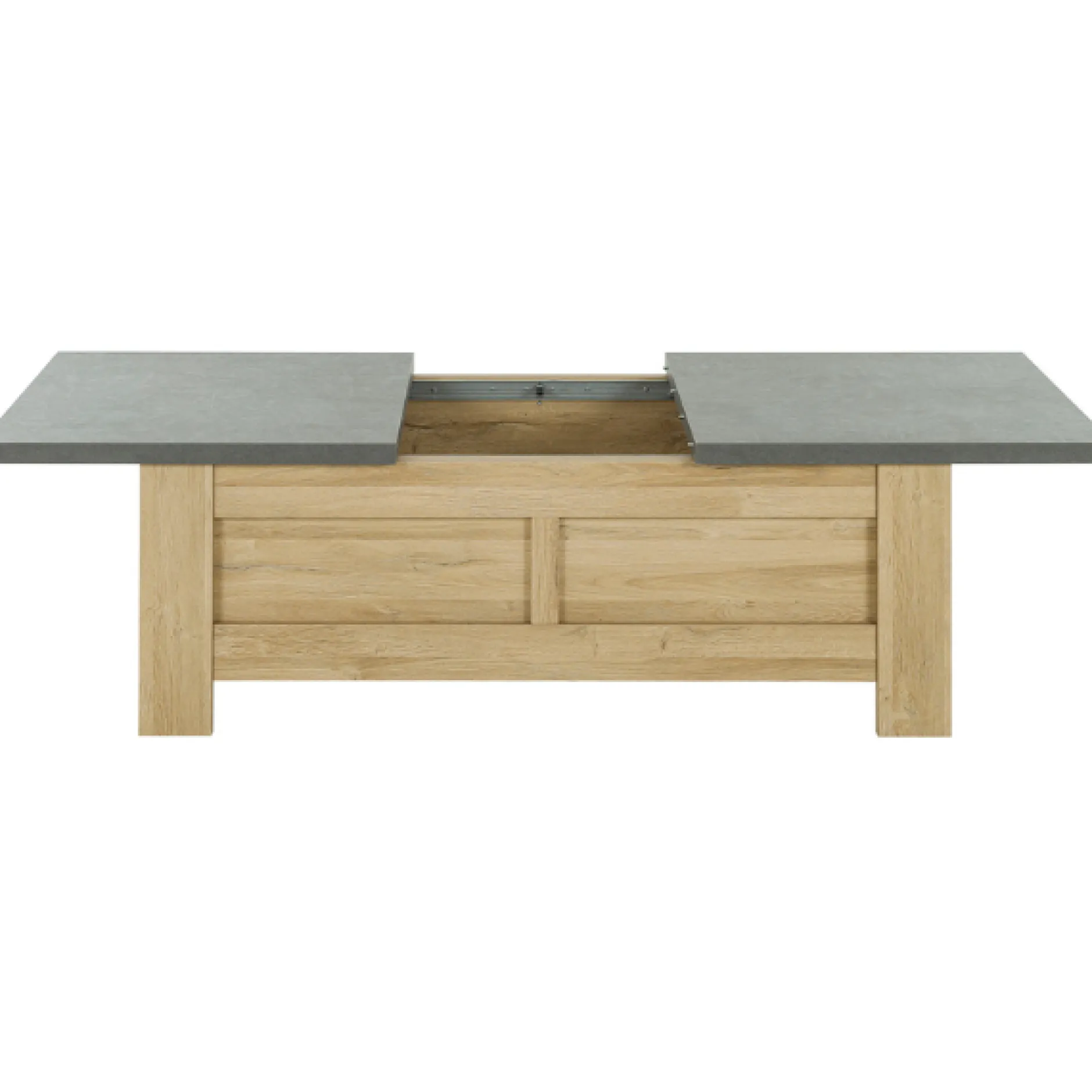 Couchtisch Candor mit Ablage - Eiche/Beton