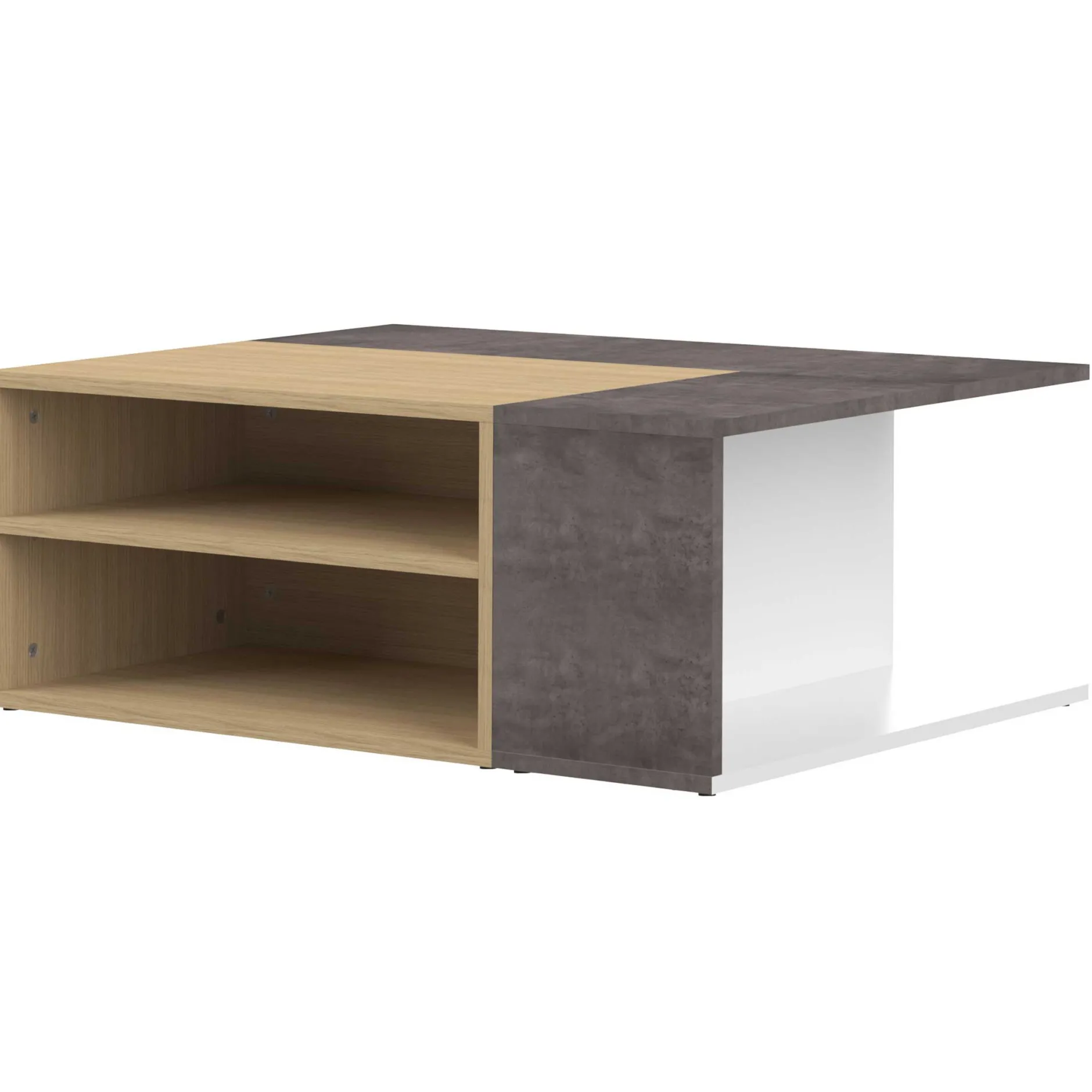 Couchtisch Cleo - Beton/Eiche