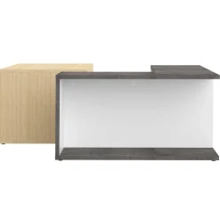 Couchtisch Cleo - Beton/Eiche