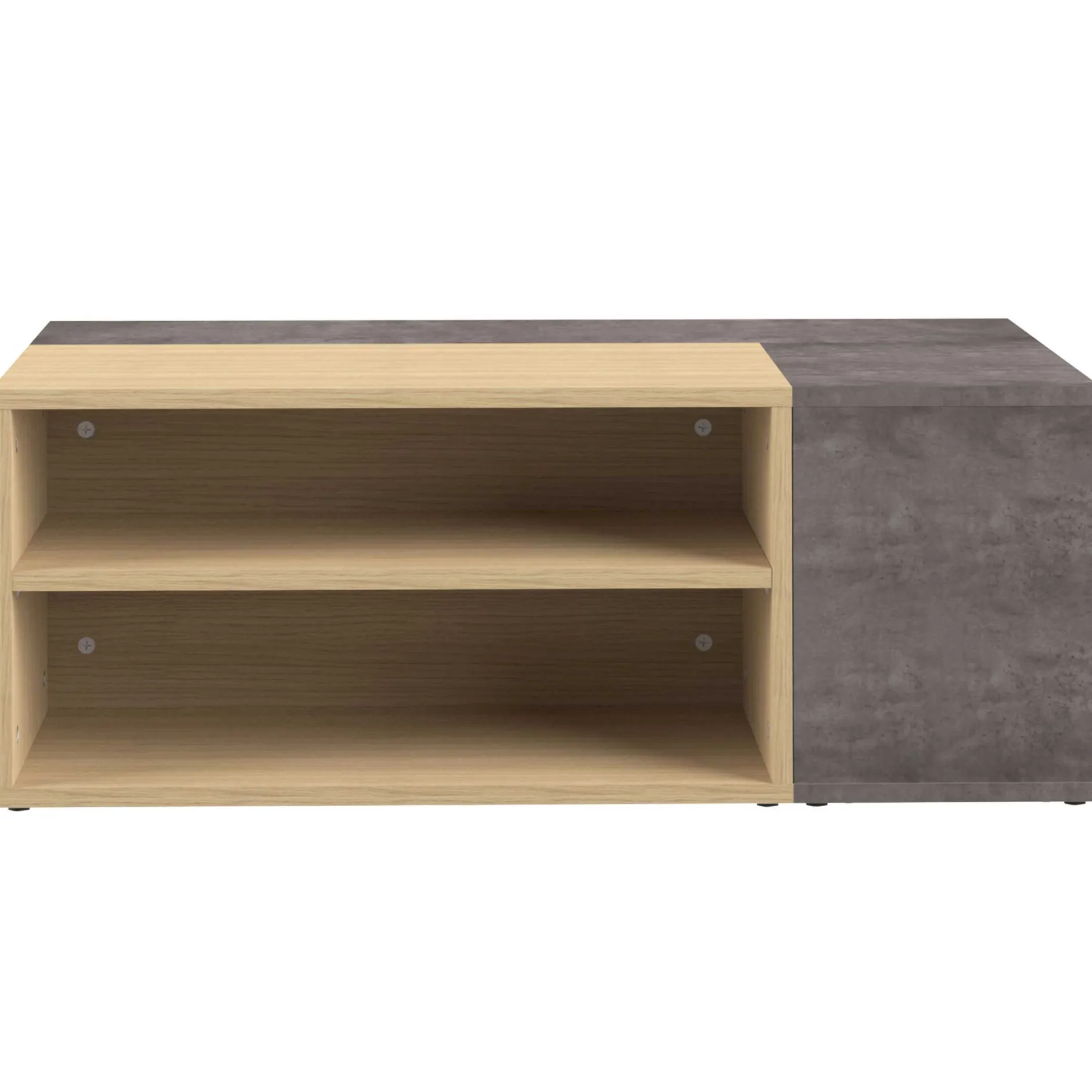 Couchtisch Cleo - Beton/Eiche
