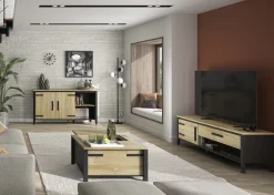 Couchtisch Cork | 80 x 80 x 45 cm | Gold Oak Design