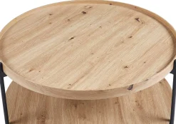 Couchtisch Davina | Ø80 x 40 cm | Old Oak Design