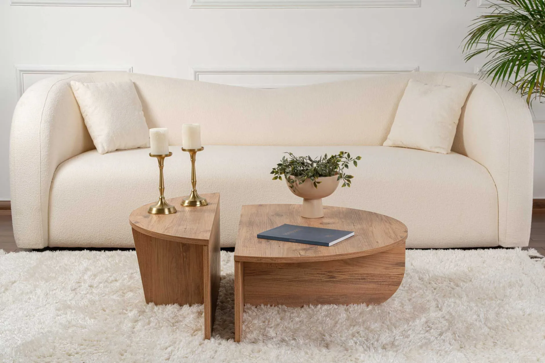 Couchtische Orion - 60x90x30cm - 2er Set - Atlantikkiefer