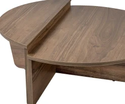 Couchtische Orion - 60x90x30cm - 2er Set - Dekor Nussbaum