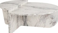 Couchtische Orion - 60x90x30cm - Satz von 2 - Marmor