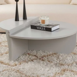 Couchtische Orion - 60x90x30cm - Satz von 2 - grau