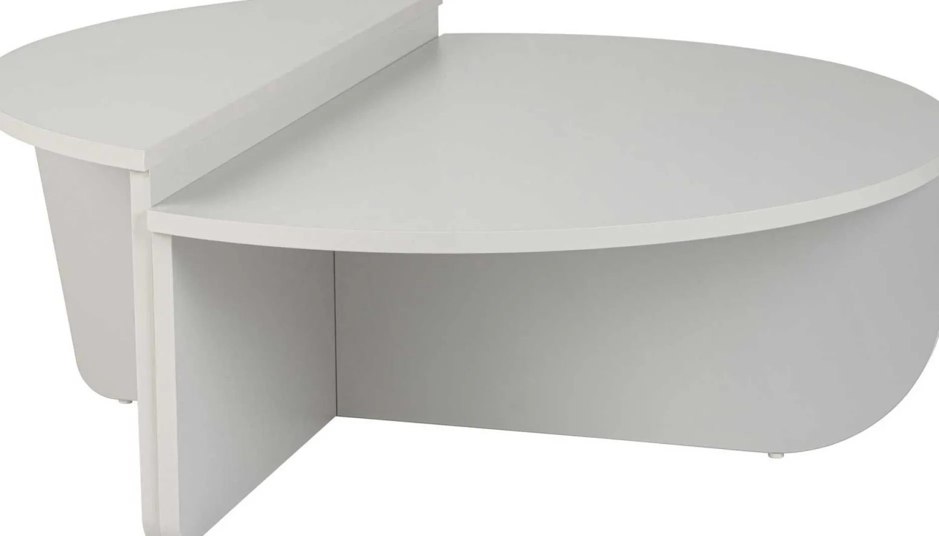 Couchtische Orion - 60x90x30cm - Satz von 2 - grau