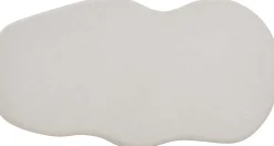 Couchtisch Faro - 130x70x40cm - Zementfarbe - weiß