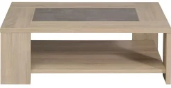 Couchtisch Fumay 105x73x37cm - Eiche Dekor/Beton