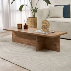 Couchtisch Harbor - 100% MELAMINE - Atlantik-Kiefer - 30 x 45 x 120 cm