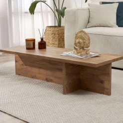 Couchtisch Harbor - 100% MELAMINE - Atlantik-Kiefer - 30 x 45 x 120 cm