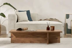 Couchtisch Harbor - 100% MELAMINE - Atlantik-Kiefer - 30 x 45 x 120 cm