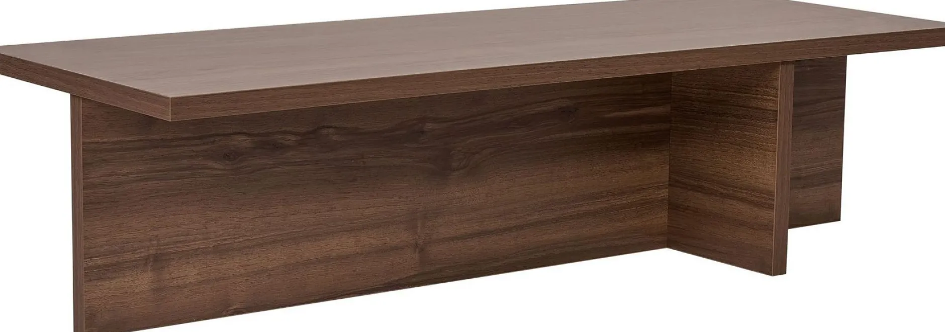 Couchtisch Harbor - 100% MELAMINE - Walnuss - 30 x 45 x 120 cm