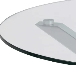 Couchtisch Hennie ø82cm - Tischplatte aus Glas