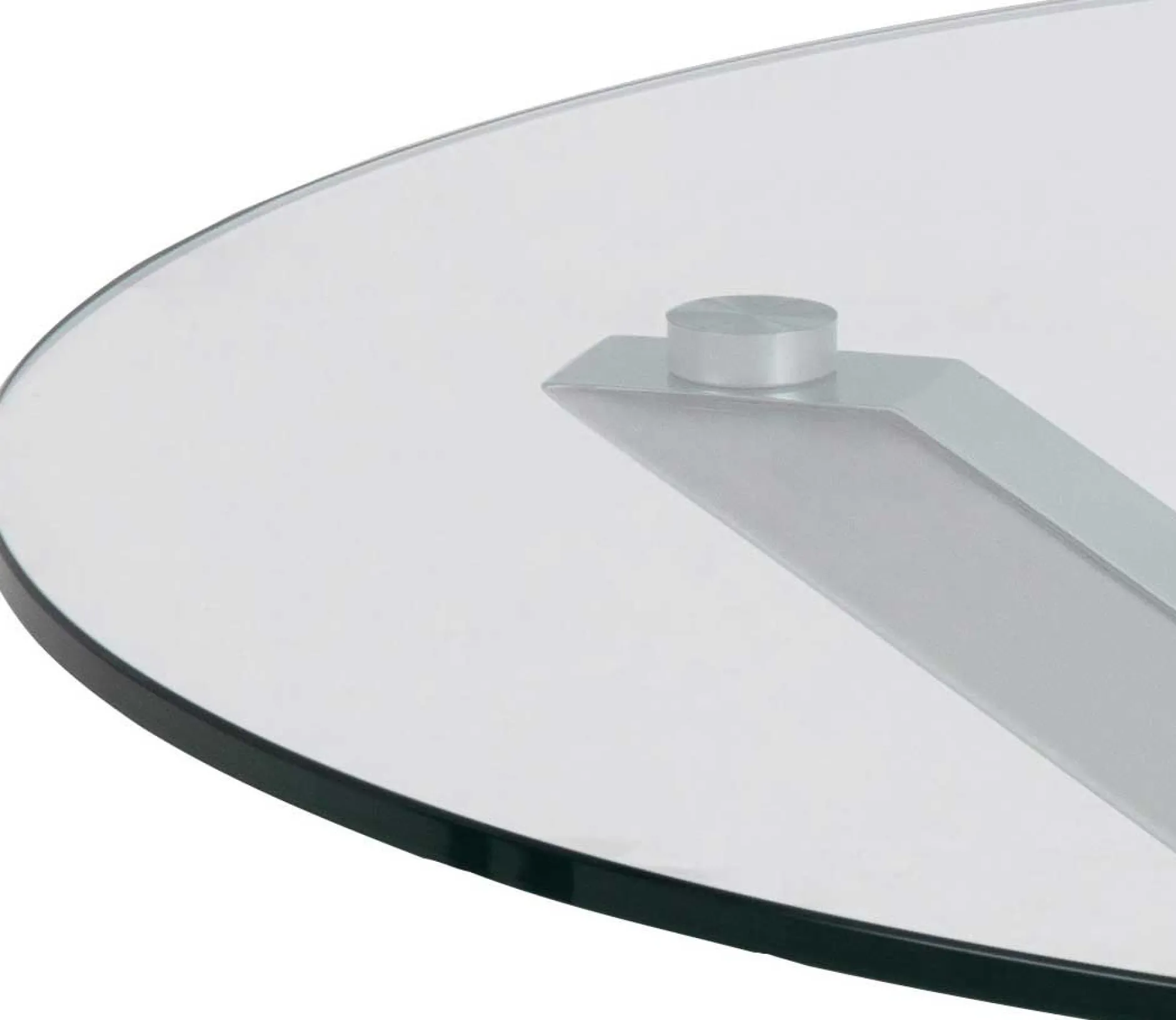Couchtisch Hennie ø82cm - Tischplatte aus Glas