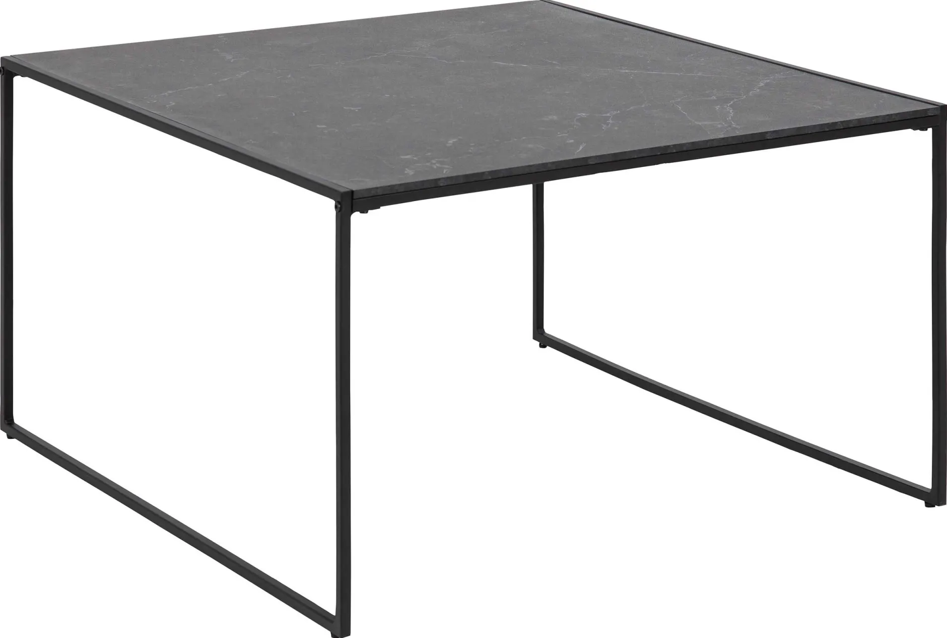 Couchtisch Inacio 80x80 - schwarz
