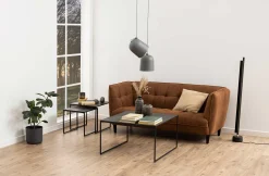 Couchtisch Inacio 80x80 - schwarz