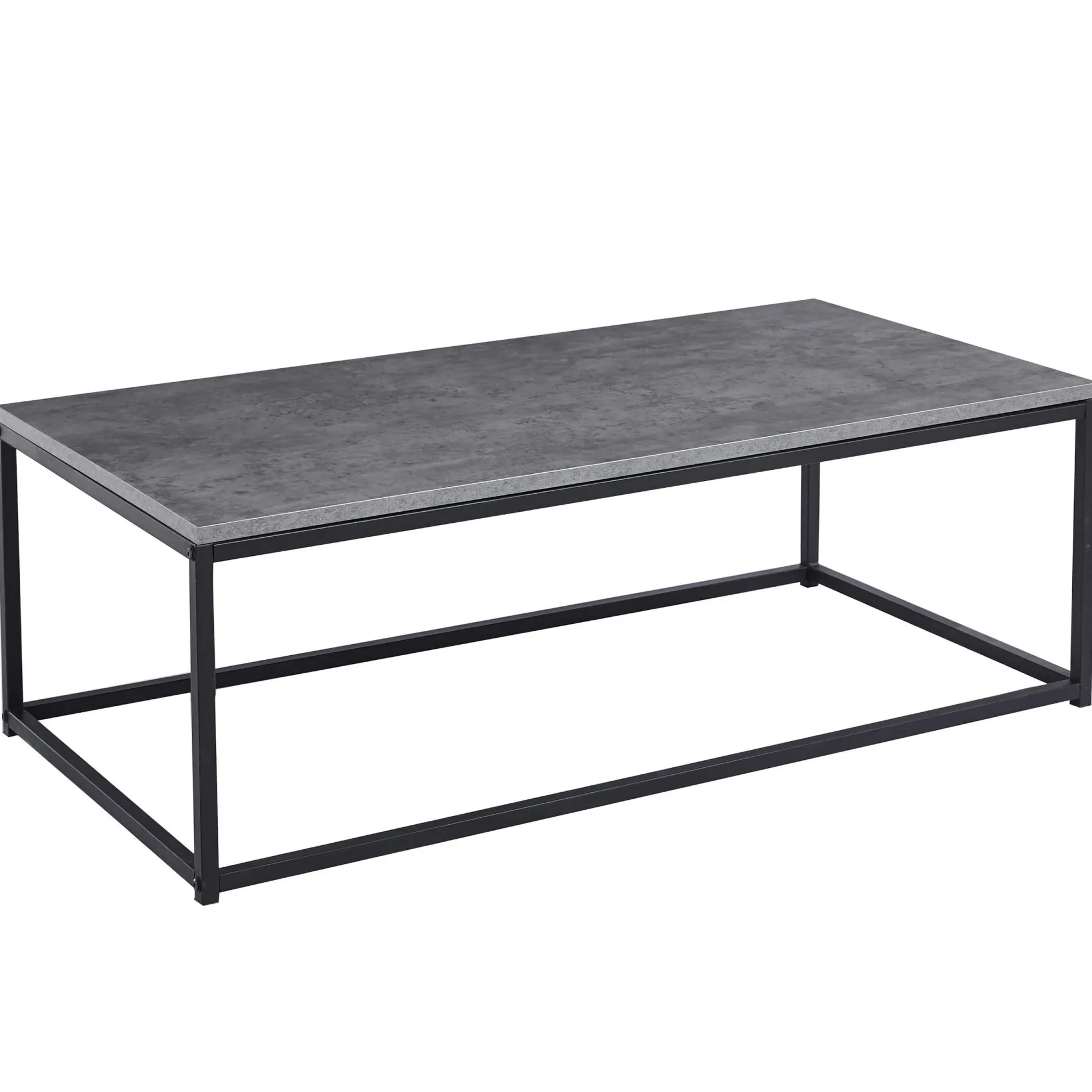 Couchtisch in Betonoptik - Dallas | H-H 40 x B-L 120 x T-P 60 cm
