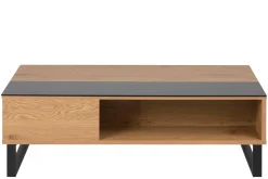 Couchtisch Izzy 110cm - Eiche/schwarz