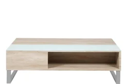 Couchtisch Izzy 110cm - Eiche/Weiß