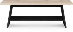 Couchtisch Jacynthe - 91x45x34cm - Eiche Dekor/Betonoptik