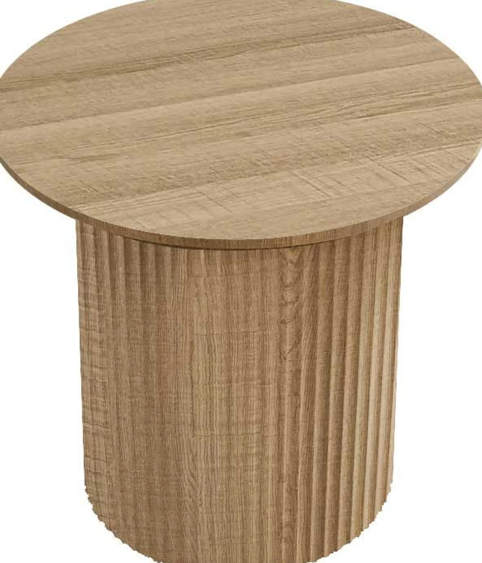 Couchtisch Lagos - Ø50x46cm - Eiche Dekor