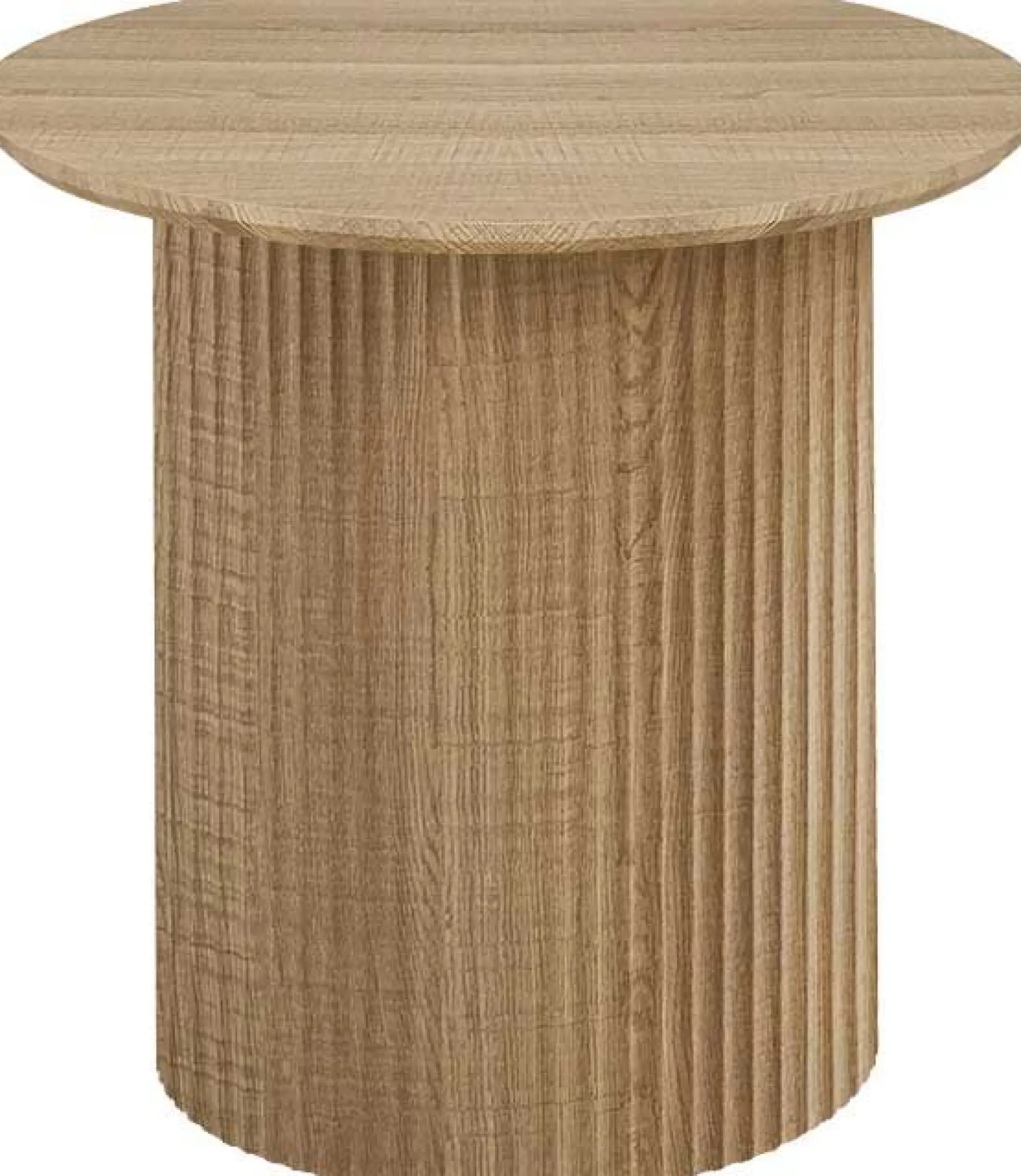 Couchtisch Lagos - Ø50x46cm - Eiche Dekor