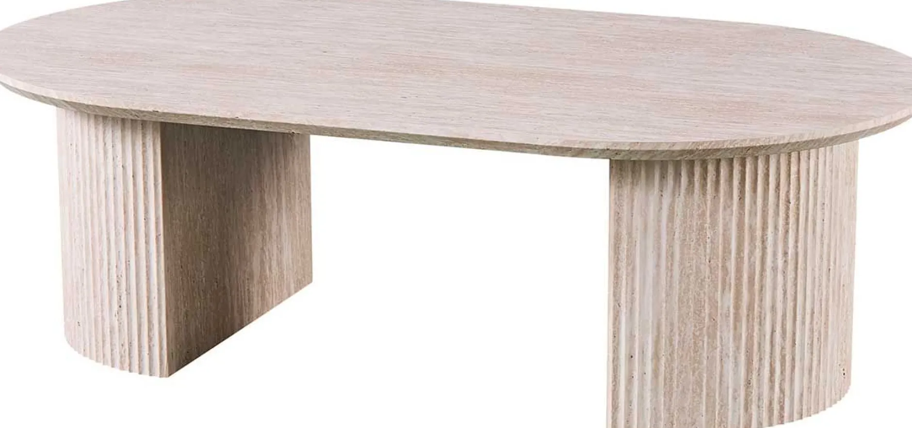 Couchtisch Lagos - 120x70x38cm - Travertin