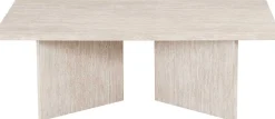 Couchtisch Litar - 125x65x42cm - beige Travertin